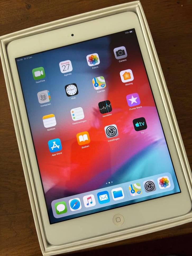 Apple iPad mini 2, Computers en Software, Apple iPads, Zo goed als nieuw, Apple iPad Mini, Wi-Fi, 16 GB, Wit, Ophalen of Verzenden