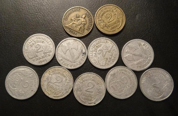 Munten France, Postzegels en Munten, Munten | Europa | Niet-Euromunten, Frankrijk, Verzenden