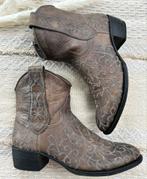 Paul Warmer leren Cowboy Laarsjes Maat 38, Bruin, Lage of Enkellaarzen, Ophalen of Verzenden, Zo goed als nieuw