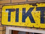 TIKTAK Emaille Reclamebord | ca. 1955–1965 | Origineel NL, Antiek en Kunst, Antiek | Emaille, Ophalen of Verzenden