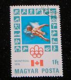 Hongarije / Magyar Posta Olympische Spelen Montreal 1976, Postzegels en Munten, Ophalen of Verzenden, Gestempeld