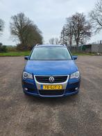 Volkswagen Touran 1.6 75KW Cross 2008 Blauw, Auto's, Voorwielaandrijving, 4 cilinders, Blauw, Handgeschakeld