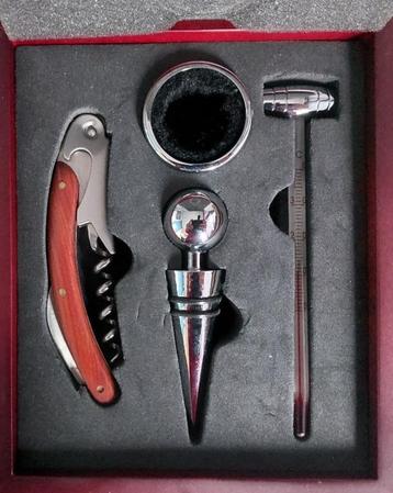 Luxe wijnopenerset in cadeaudoos zgan beschikbaar voor biedingen