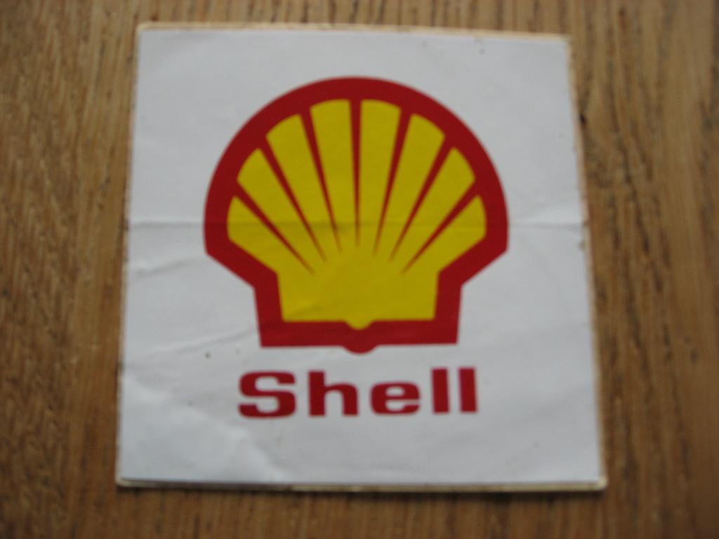 Sticker Shell, Verzamelen, Ophalen, Zo goed als nieuw, Bedrijf of Vereniging