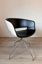 6 Andreu World Ronda design leren draaistoelen, Huis en Inrichting, Stoelen, Ophalen, Gebruikt, Zwart, Leer
