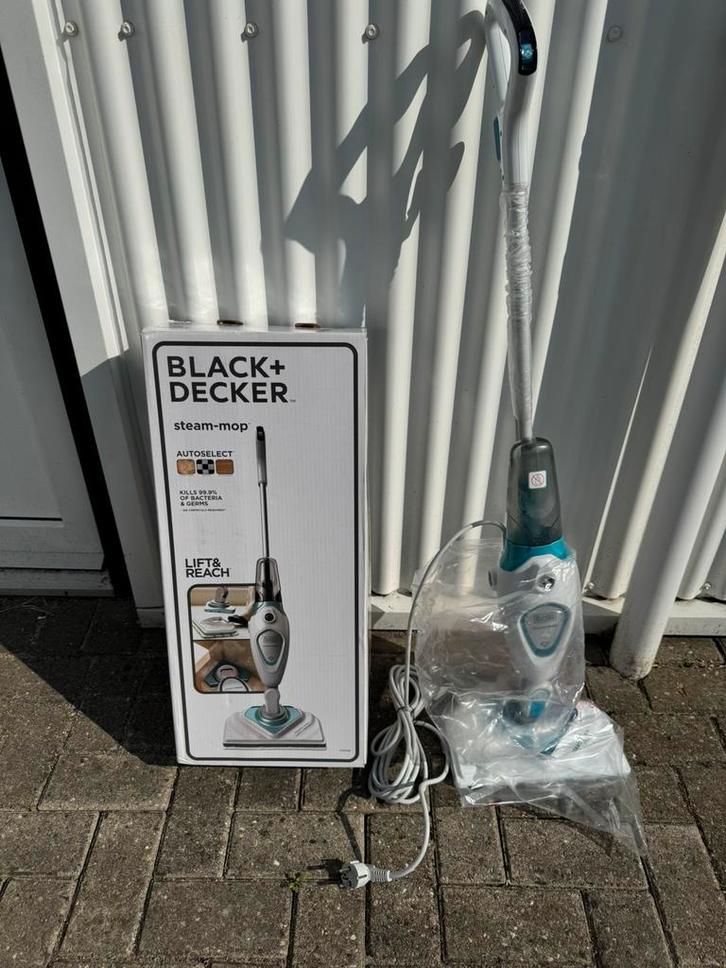 Black + dekker steam-mop FSM1616 stoomreiniger, Witgoed en Apparatuur, Stoomapparaten, Nieuw, Stoomreiniger, Ophalen of Verzenden