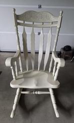 Schommelstoel vintage, Huis en Inrichting, Stoelen, Ophalen, Gebruikt, Wit, Eén