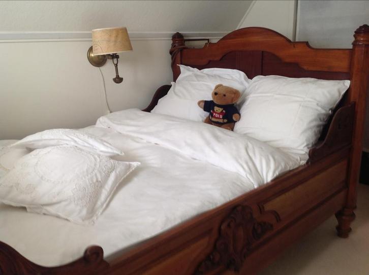 Mahonie Bed bieden Slaap klaar , Bieden, Antiek en Kunst, Antiek | Meubels | Bedden, Ophalen