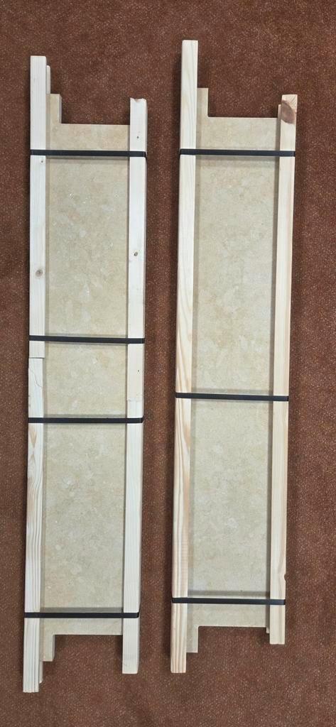 2 Nieuwe Natuursteen Vensterbanken, Doe-het-zelf en Verbouw, Hout en Planken, Nieuw, Plank, Overige houtsoorten, 200 tot 250 cm