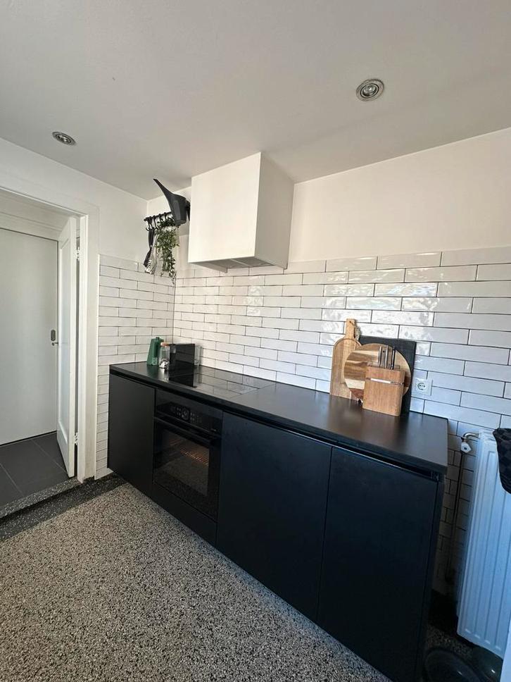 Keuken matzwart, nog geen 4 jaar gebruikt, Huis en Inrichting, Keuken | Complete keukens, Zo goed als nieuw, Overige typen, Zwart