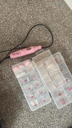 Nagelspullen, Verzenden, Zo goed als nieuw, Zwart, Handen en Nagels