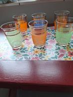 6 vintage limonade glazen, Ophalen of Verzenden, Huis en Inrichting