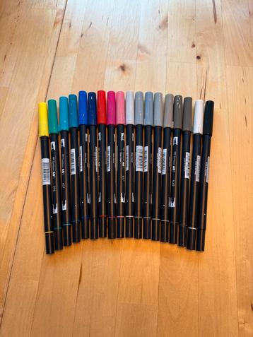 Tombow Brushpennen - Dubbelzijdig beschikbaar voor biedingen