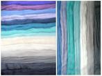 Assortipakket lontwol blauwtinten, WINTER, 7 of 14 kleuren, De meern, Nieuw, Ophalen of Verzenden, Los Vilt