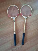 Vintage Badmintonrackets (2 Stuks), Sport en Fitness, Badminton, Racket(s), Gebruikt, Ophalen of Verzenden