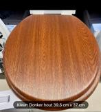 Houten WC Bril - Donker Hout - Nieuw, Huis en Inrichting, Badkamer | Badkamermeubels, Ophalen, Minder dan 50 cm, Nieuw, Minder dan 100 cm