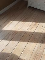 35 m2 grenen houten vloer, 150 cm of meer, Gebruikt, 10 tot 30 cm, Vloerdelen of -planken
