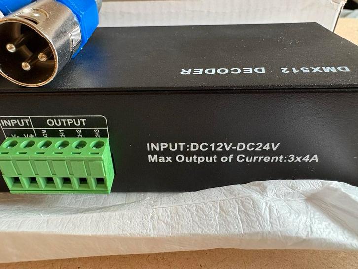 DMX512 LED Decoder - Lichtsturing, Muziek en Instrumenten, Licht en Laser, Nieuw, Licht, Kleur, Ophalen of Verzenden
