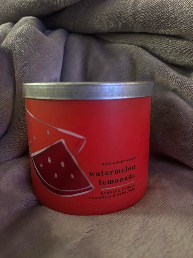 Bath & Body Works Watermelon Lemonade Kaars - Nieuw, Ophalen of Verzenden, Nieuw