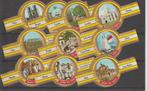 reeks 260  zichten  123,   1-10   sigarenbandjes, Verzamelen, Verzenden, Zo goed als nieuw, Sigarenbandjes
