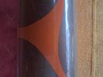 rol behang retro oranje met bruin/ aubergine, Ophalen of Verzenden, Minder dan 10 m², Bruin, Retro, gekleurd, vintage