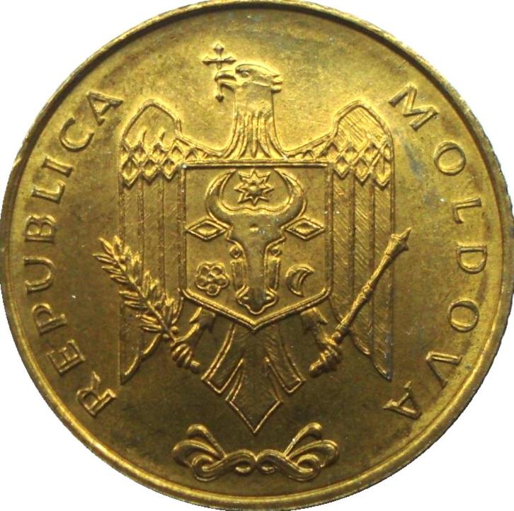 Moldavië 50 bani 1997 (FDC), Postzegels en Munten, Munten | Europa | Niet-Euromunten, Losse munt, Overige landen, Ophalen of Verzenden