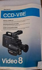 sony ccd-v8e, 1985, compleet, gedemonteerde staat, Ophalen of Verzenden, Hi 8, Camera
