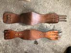 Vintage niergordels leer leder 2 stuks, Motoren, Kleding | Motorkleding, Ophalen of Verzenden, Tweedehands, Motorcrosskleding