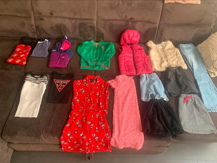 Set meisjeskleding maat 140-146, Kinderen en Baby's, Kinderkleding | Kinder-kledingpakketten, Zo goed als nieuw, Ophalen of Verzenden