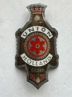 Stokoud Union balhoofdplaatje. Balhoofd plaatje. Nr: 2, Verzamelen, Merken en Reclamevoorwerpen, Ophalen of Verzenden, Gebruikt