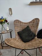 Rotan Vlinderstoel in Goede Staat, Huis en Inrichting, Ophalen, Gebruikt, Bruin, Vintage