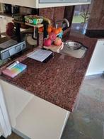 Keukenblok, Ophalen, Gebruikt, Graniet of Steen, Enkelwandige keuken