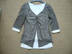 Cache Cache taupe/creme top maat S-M splinternieuw, Beige, Nieuw, Ophalen of Verzenden, Lange mouw