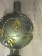 Groene glazen kerstboom piek, Diversen, Kerst, Ophalen, Nieuw