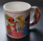 Vintage Sinterklaas en zwarte Pieten beker, Diversen, Ophalen of Verzenden, Zo goed als nieuw