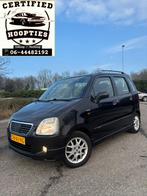 Suzuki Wagon R+ 1.3 2003 5D Zwart RIJKLAAR! APK 29-01-2027, Auto's, Voorwielaandrijving, 31 €/maand, 4 cilinders, Origineel Nederlands