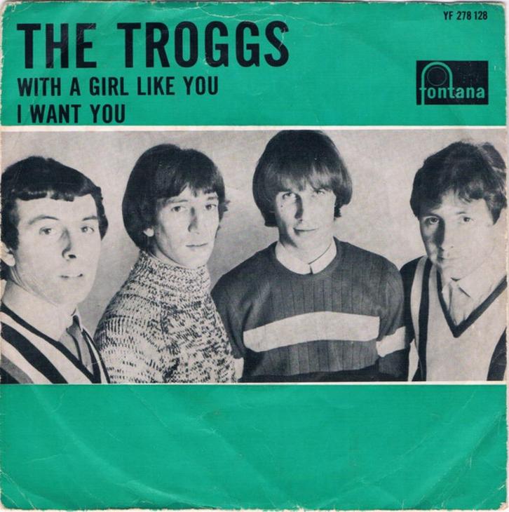 The Troggs - With a Girl Like You (Single), Cd's en Dvd's, Vinyl Singles, Gebruikt, Single, Pop, 7 inch, Ophalen of Verzenden