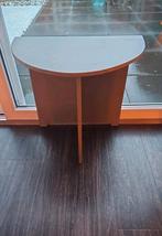 Halfrond tafeltje grijs/ bijzettafel, Ophalen, Zo goed als nieuw, Overige vormen, Hout