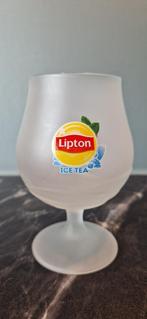 Lipton Ice Tea, Ijsthee, glas, Verzamelen, Glas en Borrelglaasjes, Frisdrankglas, Gebruikt, Ophalen of Verzenden