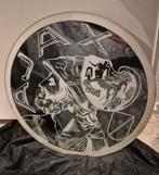 Ajax Spiegel - 40cm Doorsnede, Huis en Inrichting, Woonaccessoires | Spiegels, Ophalen, Minder dan 50 cm, Rond, Zo goed als nieuw