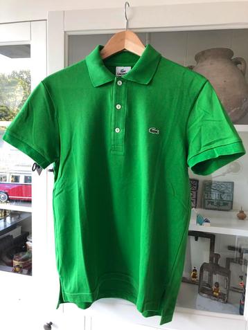 Nieuwstaat Lacoste Polo Shirt Groen Maat 3 beschikbaar voor biedingen