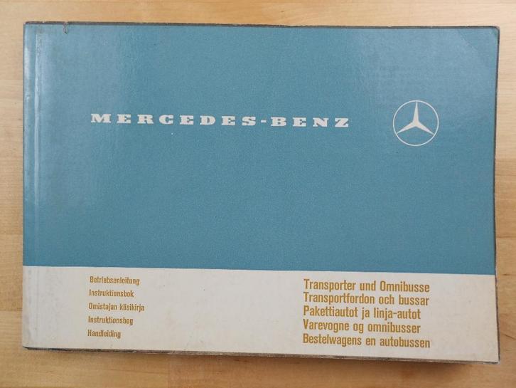 Mercedes 508 608 O309 Instructieboek 1973 508D 608D 309 D, Auto diversen, Handleidingen en Instructieboekjes, Ophalen