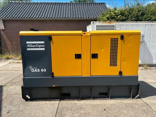 Atlas Copco QAS 60 kVA aggregaat generatorset, Doe-het-zelf en Verbouw, Aggregaten, Zo goed als nieuw, Dieselolie, Ophalen of Verzenden