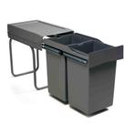 Lanesto uittrekbaar afvalsysteem 2x 14L, Ophalen, Minder dan 50 cm, Nieuw, Minder dan 100 cm