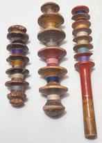 Antieke kantklossen weef ? klos hout naaigerei gereedschap, Ophalen of Verzenden