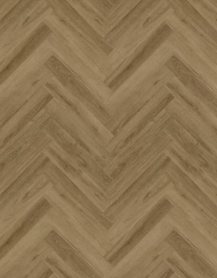 Visgraat Plak pvc restpartij, Huis en Inrichting, Stoffering | Vloerbedekking, Zo goed als nieuw, Overige typen, 75 m² of meer