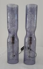 2x IKEA Staande Tafellamp van Glass TYP B0706 SMÄRT, Ophalen, Gebruikt, Glas, Minder dan 50 cm