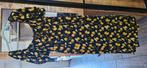 Jurk met citroenen print maat L, Kleding | Dames, Ophalen of Verzenden, Zo goed als nieuw, Maat 38/40 (M), Onder de knie