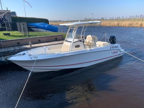 Boston whaler 230 outrage, Watersport en Boten, Vis- en Consoleboten, Gebruikt, 70 pk of meer, 6 meter of meer, Benzine, Buitenboordmotor