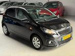 Peugeot 108 1.0 5DR 2016 Zwart/Apk+GroteBeurt/ Apple Carplay, Auto's, Peugeot, Voorwielaandrijving, Stof, 4 stoelen, Zwart